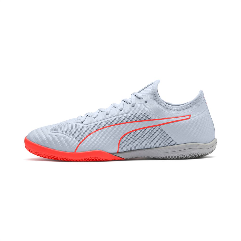 Puma 365 Sala 1 Férfi Focicipő - Szürke/Piros ( Hungary - VDNAE4351 )